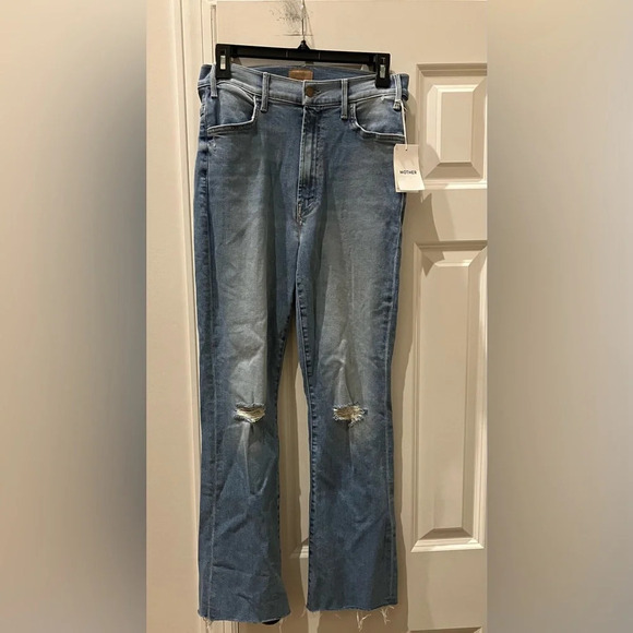 NWT Mother Jeans The Hustler Ankle Fray Distressed Thrilling Shots (29) - Picture 3 of 8